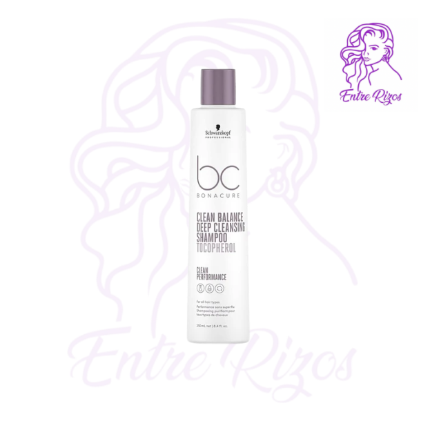 Schwarzkopf BC Bonacure Clean Balance Deep Cleansing Shampoo 250ml