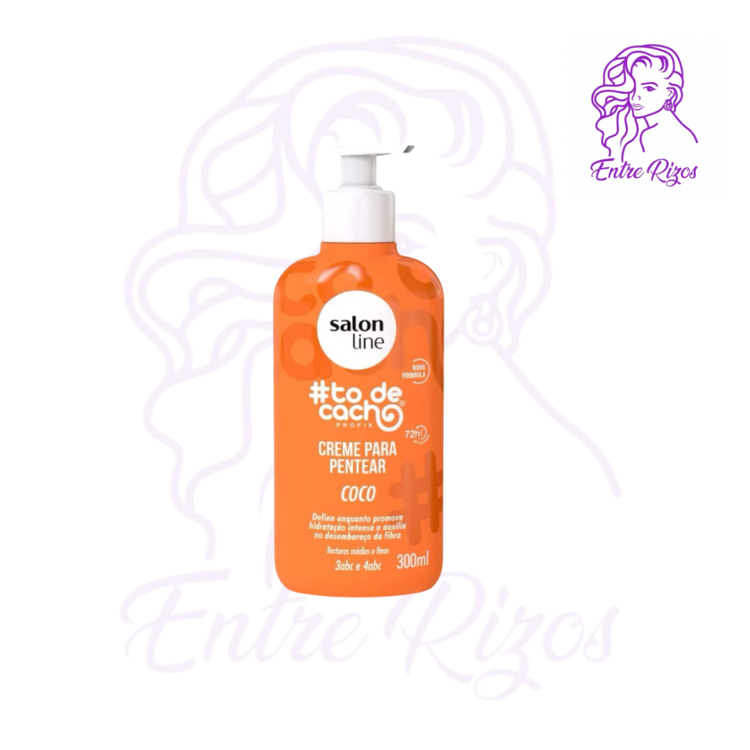 Crema de Peinar Coco #Tô de Cacho 300 ml Salon Line
