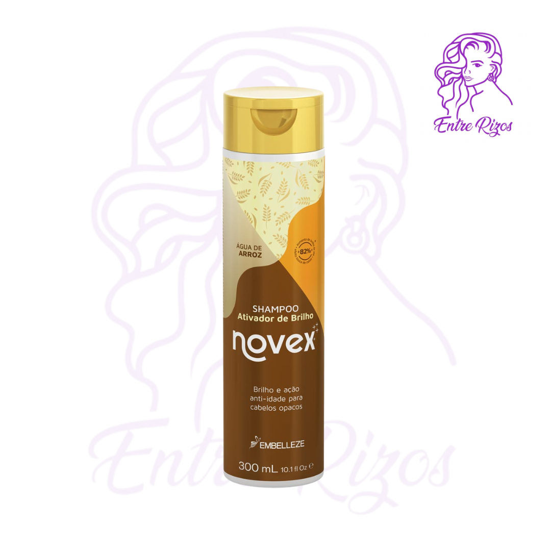 Shampoo Brillo Mágico Agua de Arroz Novex 300ml