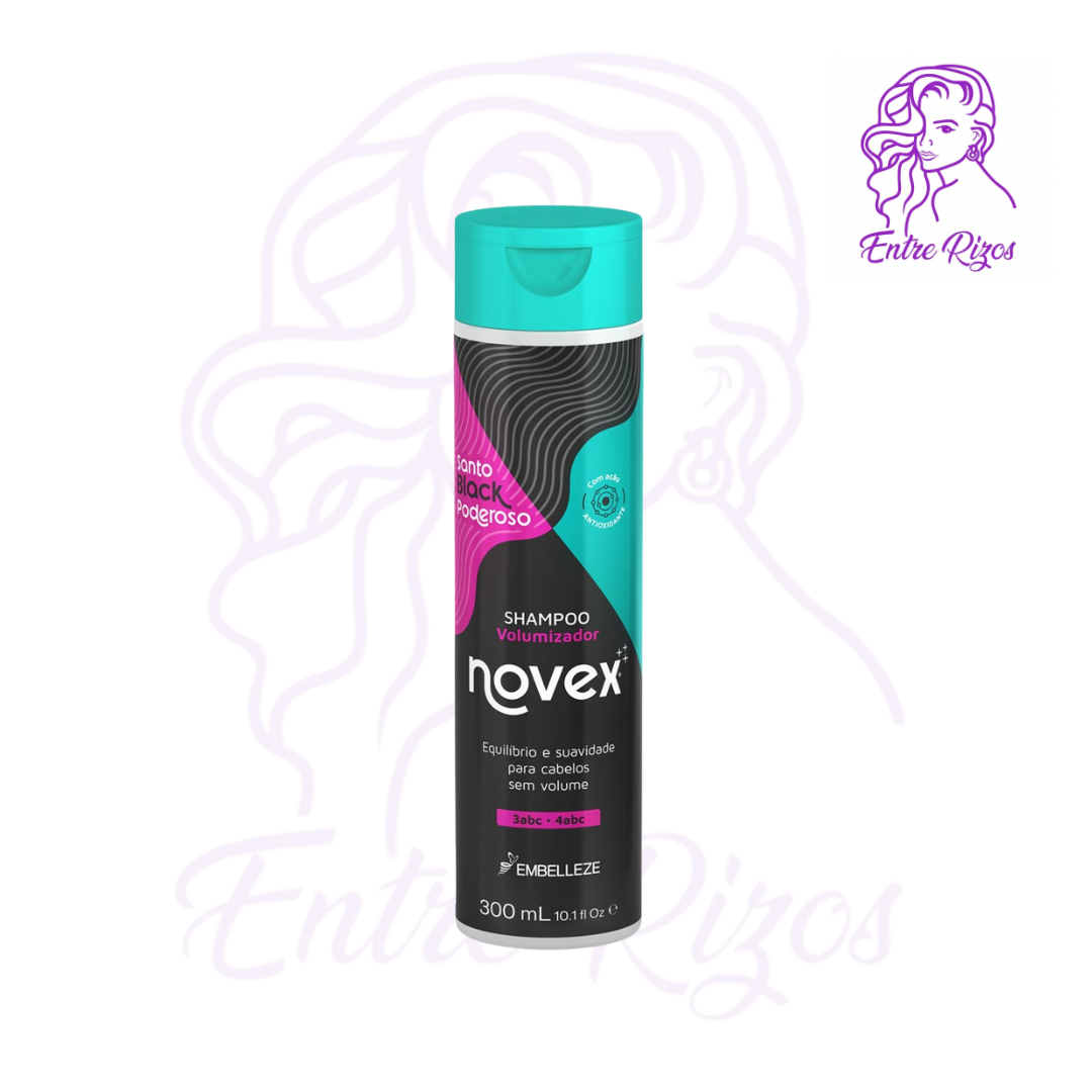 Shampoo Santo Black Poderoso Novex 300ml