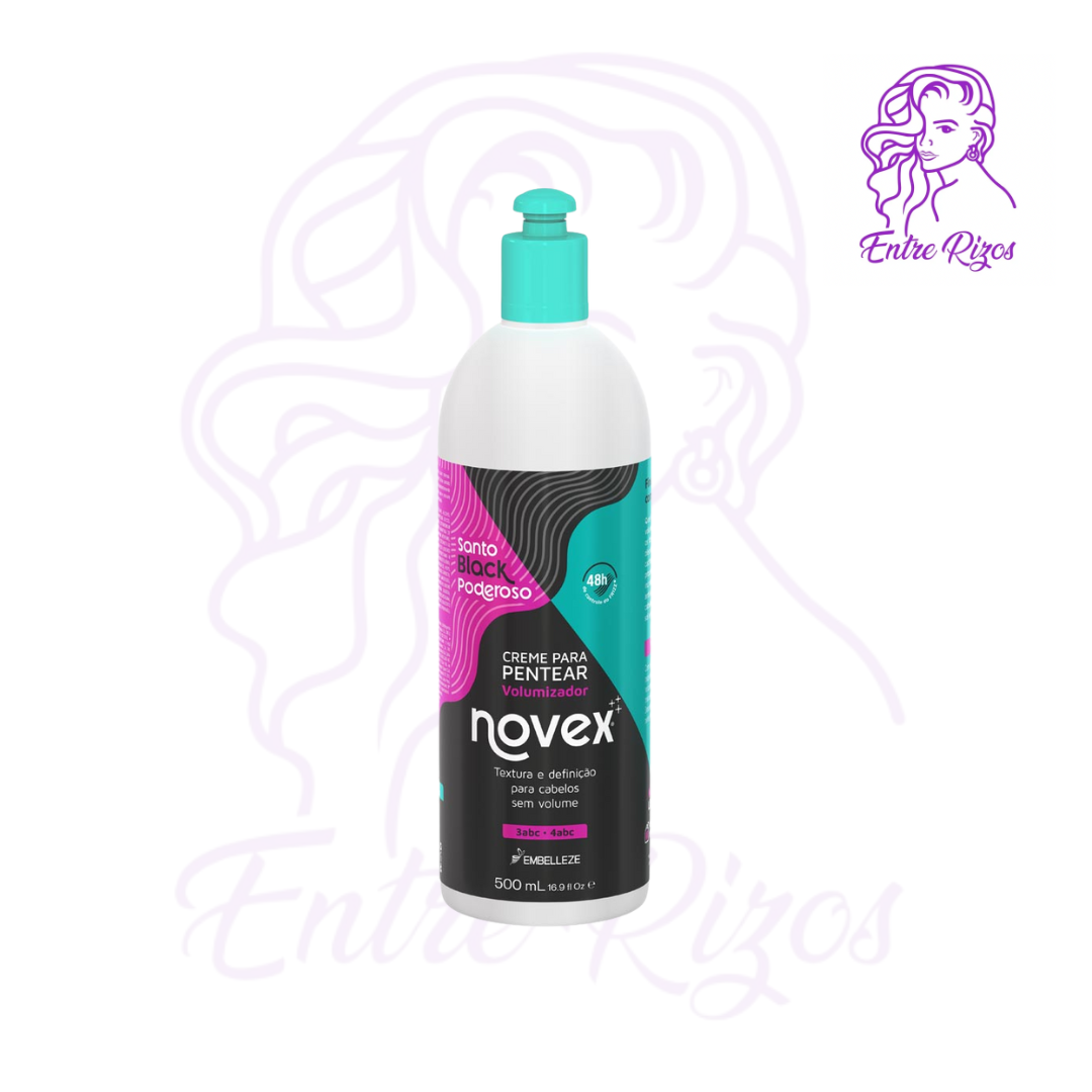 Crema de Peinar Santo Black Poderoso Novex 500ml