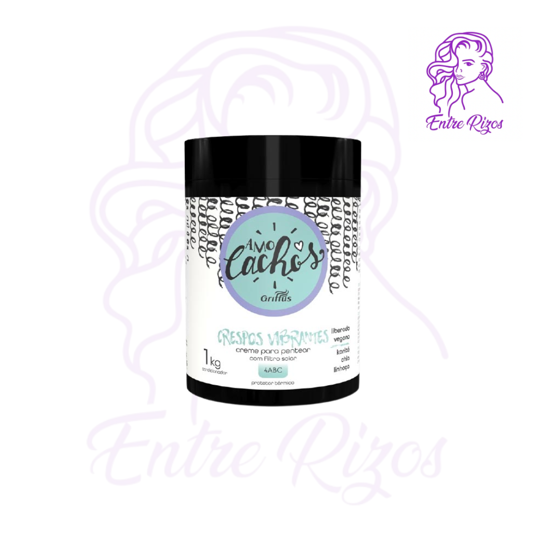 Griffus Crema de Peinar Crespos Vibrantes Amo Cachos 1kg