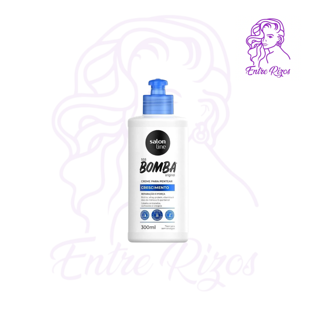 Crema de Peinar Salon Line SOS Bomba Original 300ml