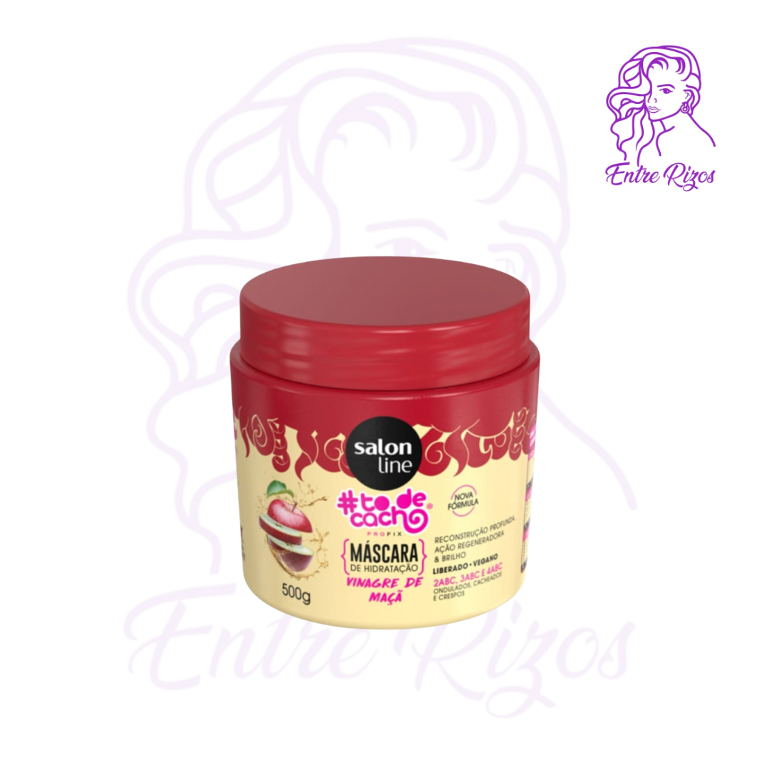 Máscara Vinagre de Manzana #Tô de Cacho Salon Line 500 ml