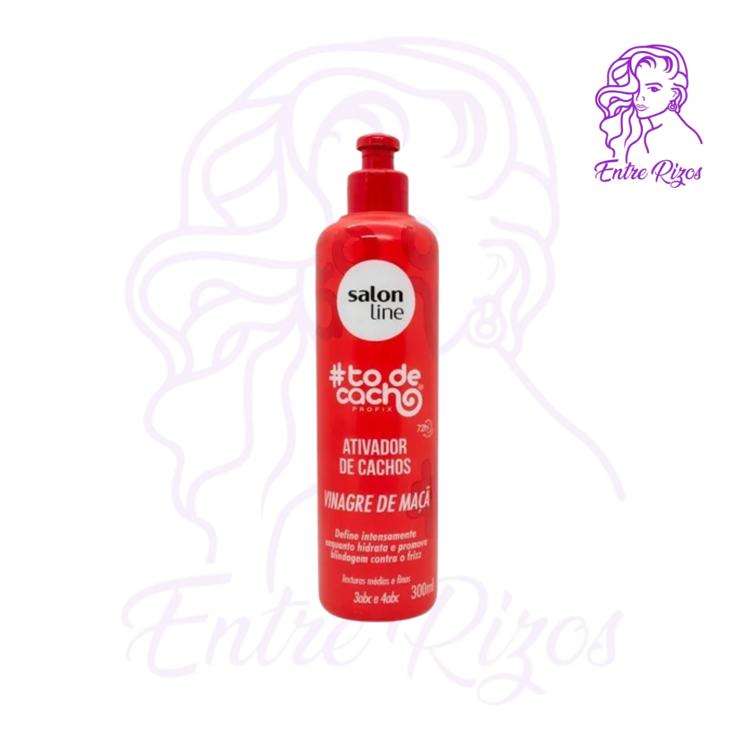 Salon Line #Tô de Cacho Activador de Rulos Vinagre de Manzana 300ml