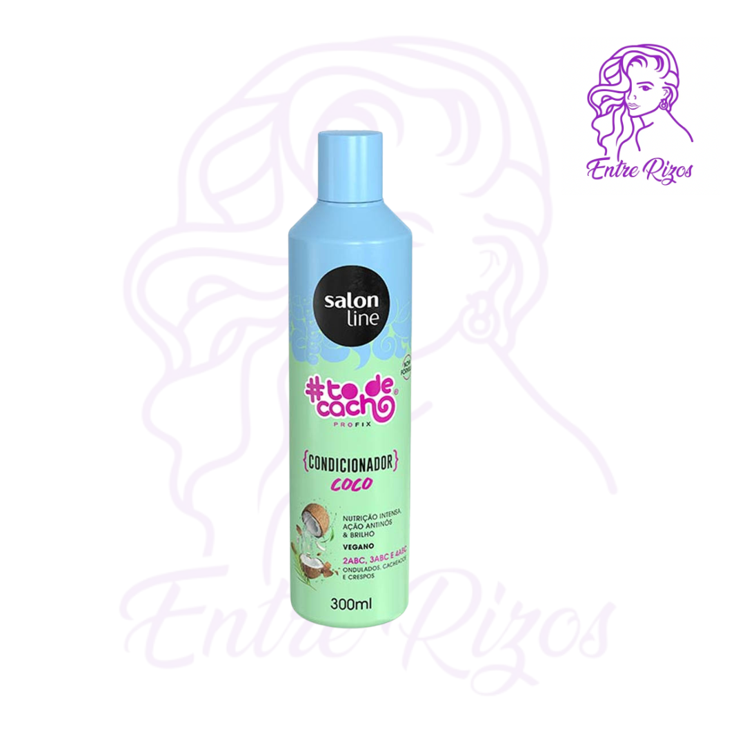 Acondicionador Tô de Cachos Coco 300 ml Salon Line