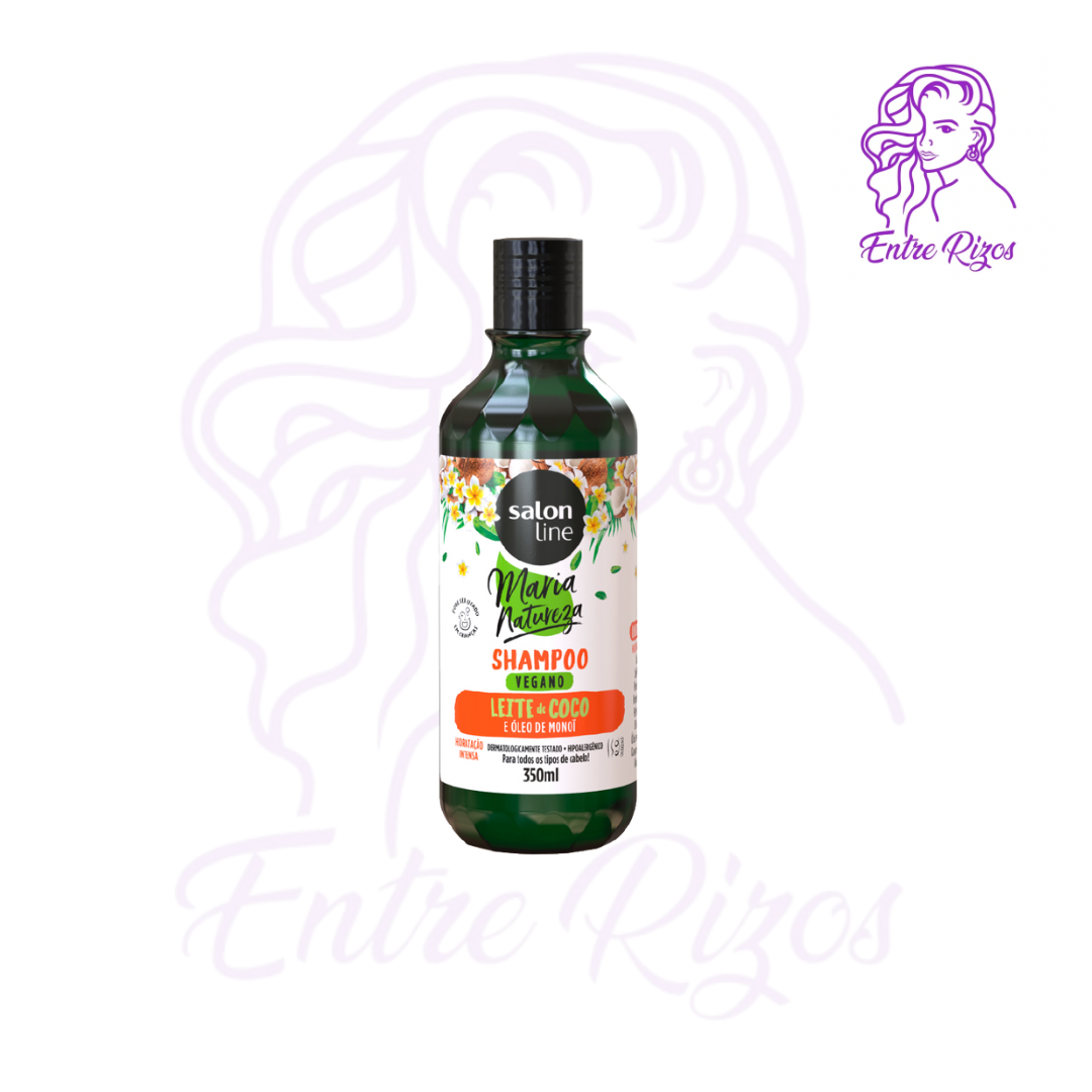 Shampoo M Naturaleza Leche de Coco 350ml Sin Sal / Vegano / Liberado