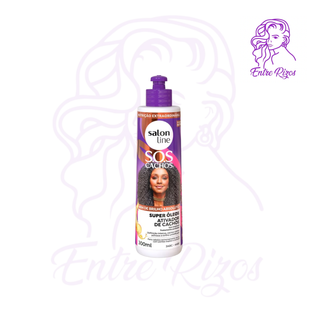 Activador de Rizos S.O.S Cachos Súper Óleos – Salon Line 300ml