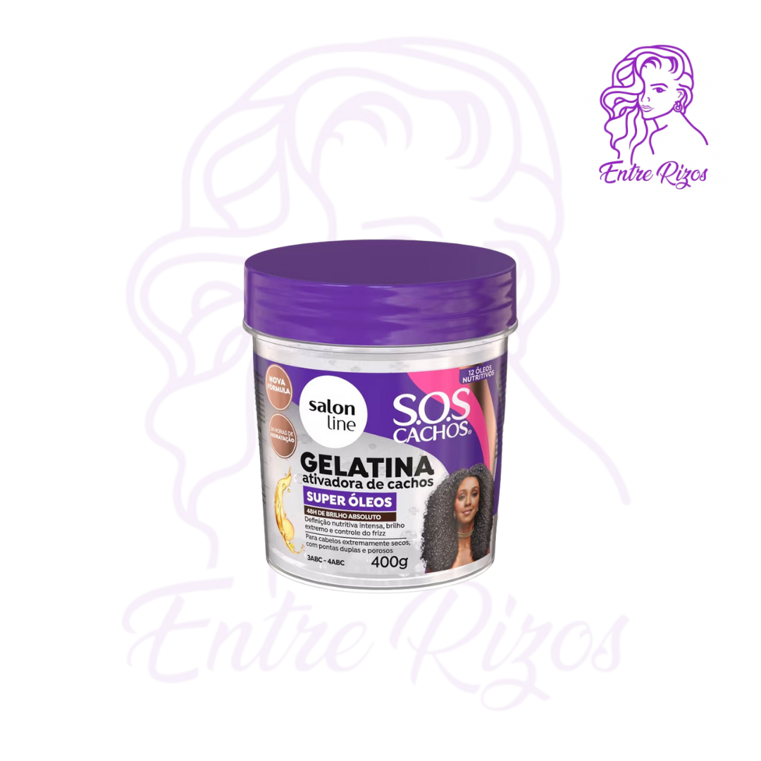 Gelatina Activadora de Rizos Súper Óleos 400g