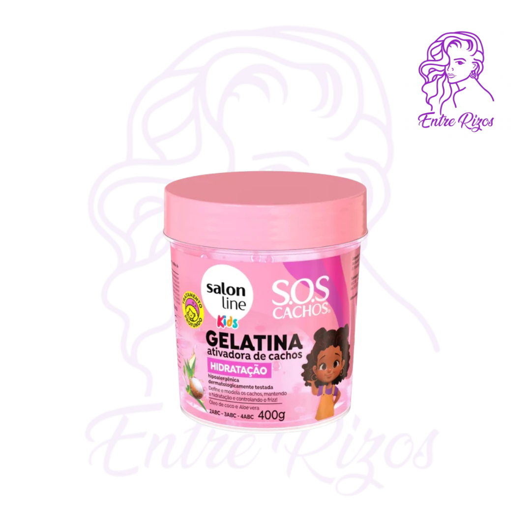 Gelatina Activadora de Cachos Kids 400 g Salon Line