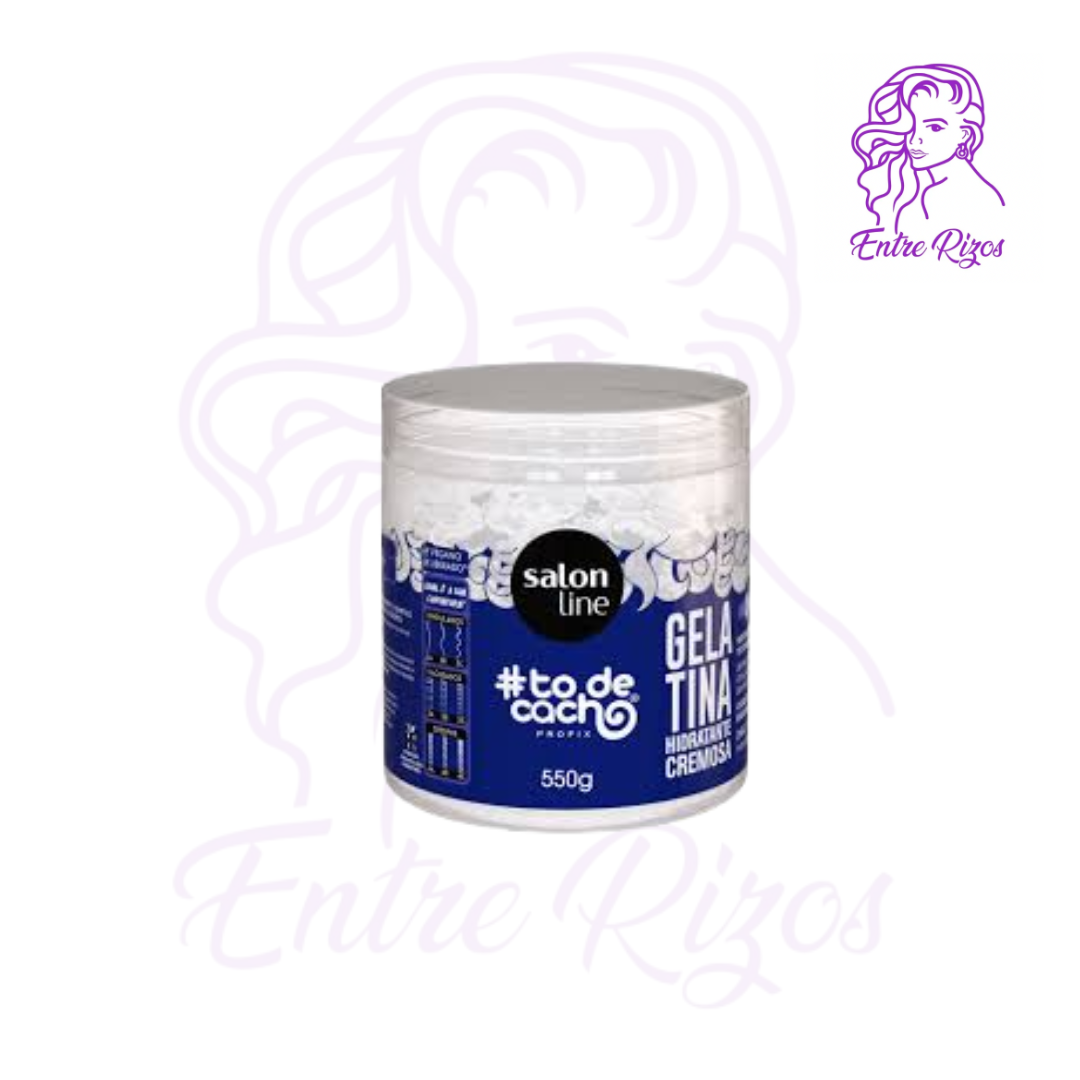 Gelatina Hidratante Cremosa #Tô de Cacho 550 g Salon Line