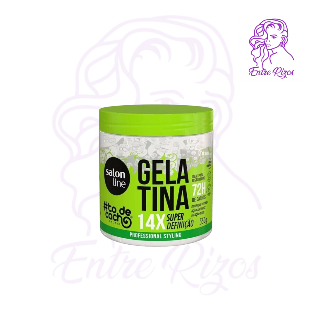 Gelatina Capilar Salon Line 550g Definición, Fijación y Brillo