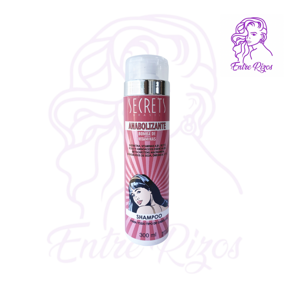 Shampoo Anabolizante 300 ml Secrets Brasil