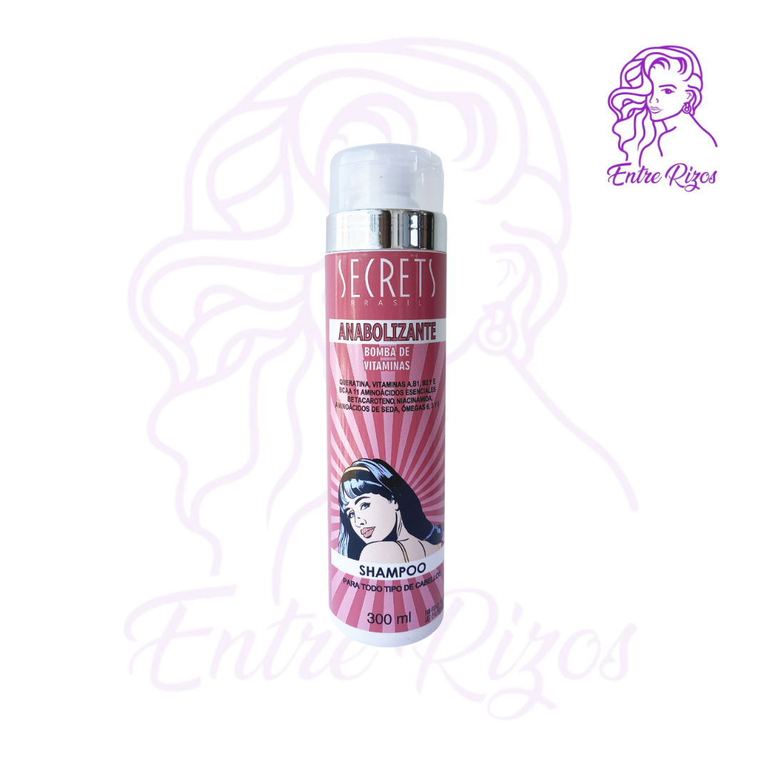 Shampoo Anabolizante 300 ml Secrets Brasil