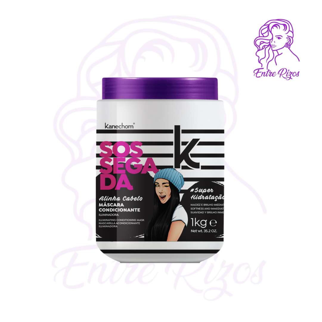 Máscara Capilar Acondicionadora Desmaiada / Sossegada Kanechom 1kg