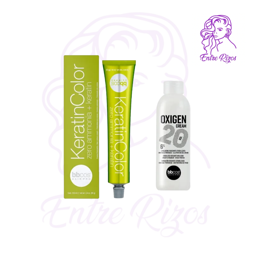 Tintura KeratinColor Zero Amoniaco + Oxidante 100ml