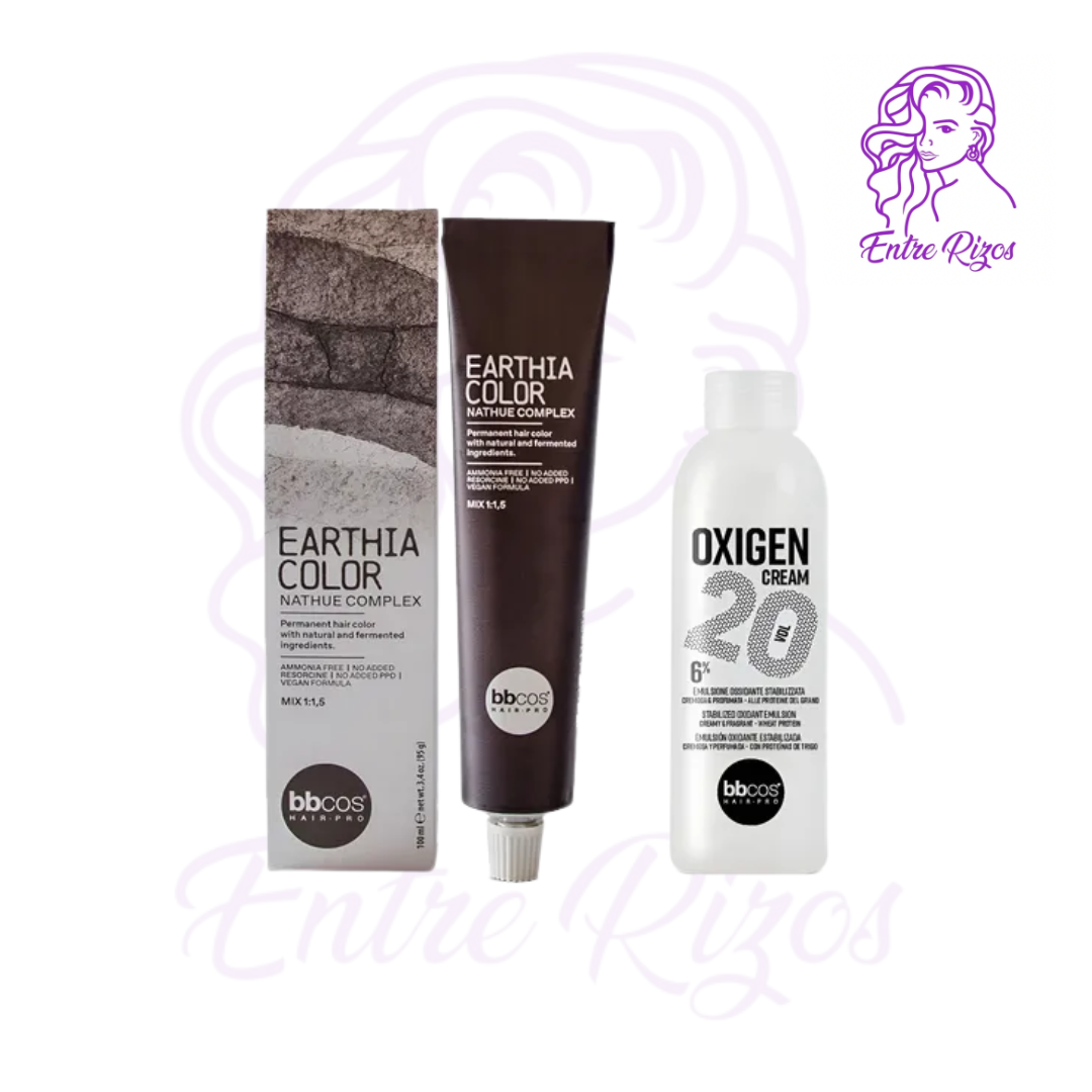 Tintura Earthia Color 100ml – Bbcos + Oxidante