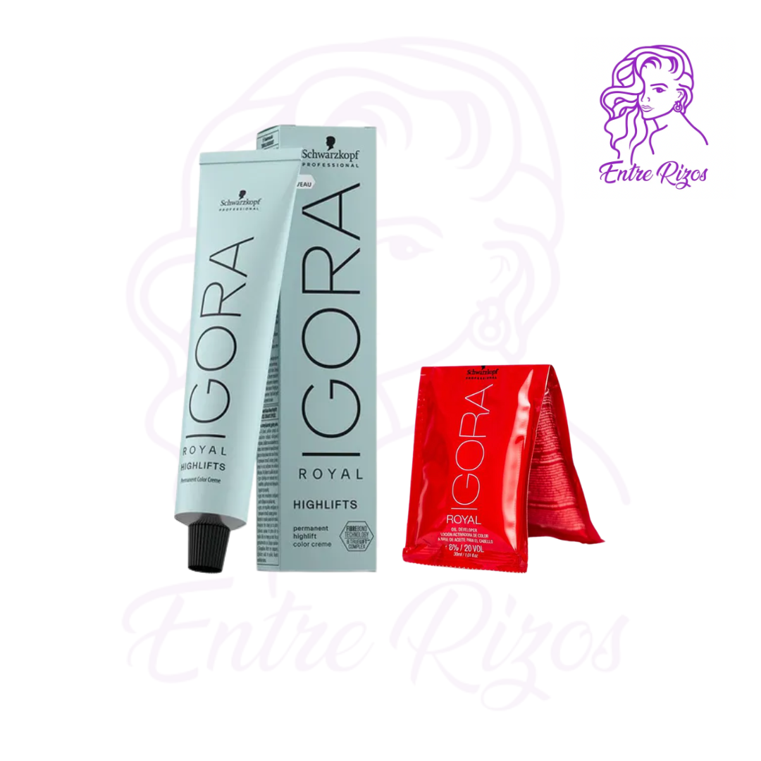 Tintura Igora Royal Highlifts 60ml + Oxidante