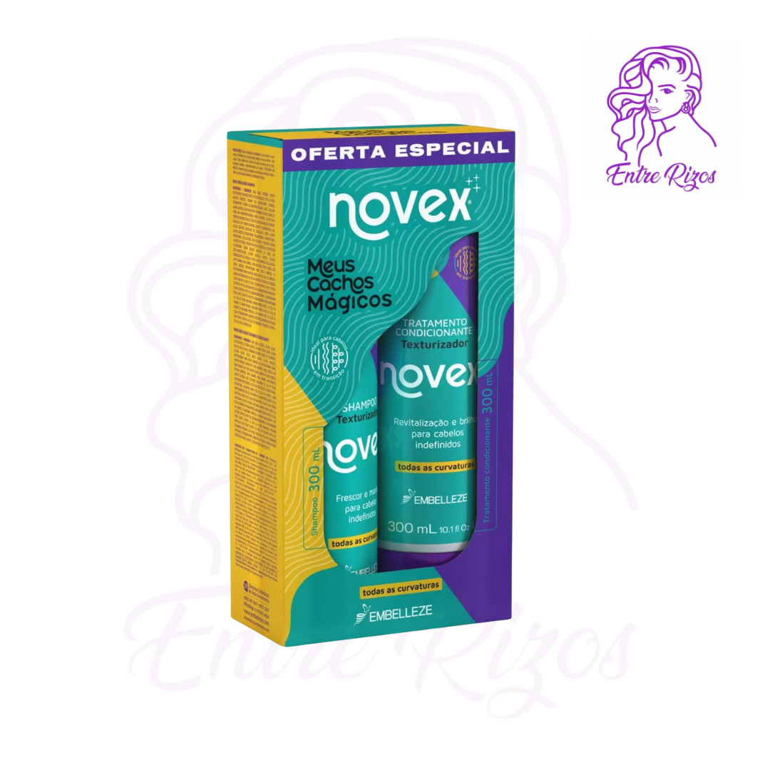 Kit Meus Cachos Mágicos Novex 300ml c/u