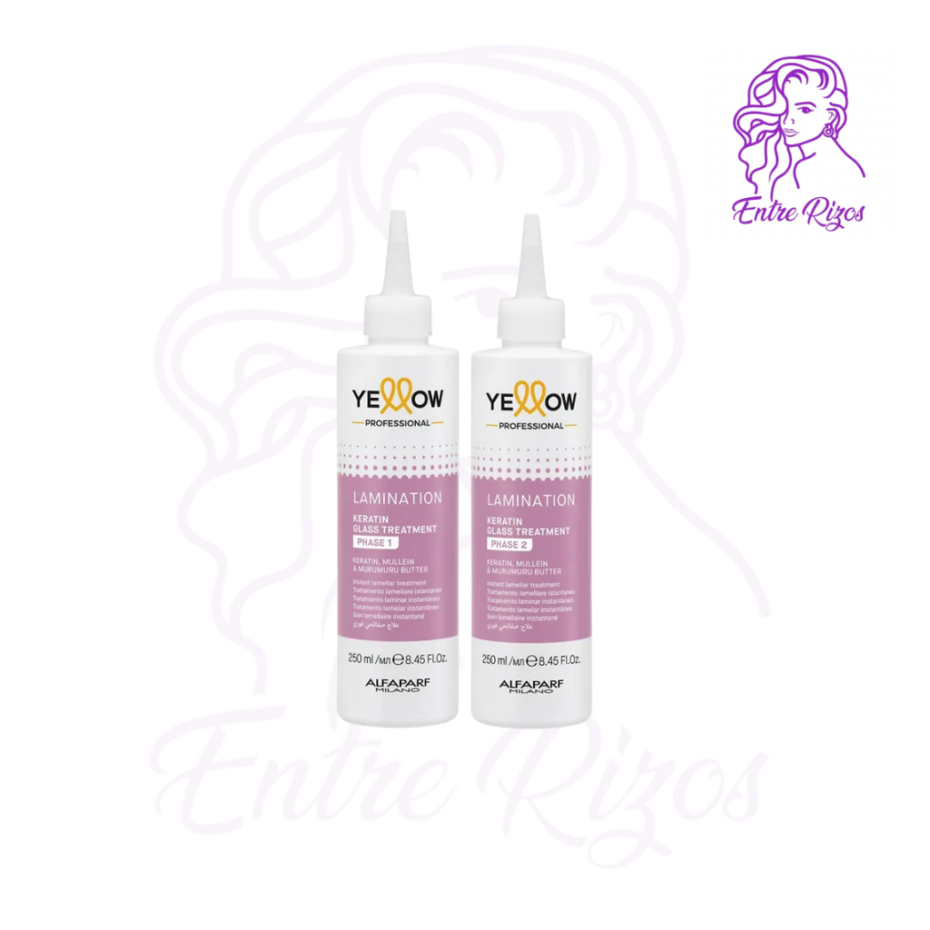 Yellow Professional Lamination Keratin Glass Treatment  250ml