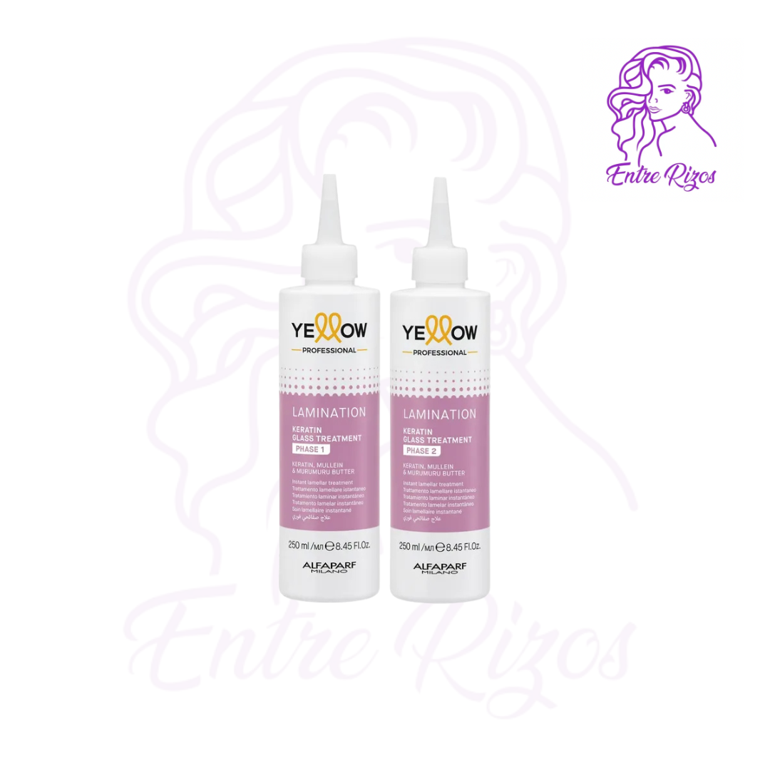 Yellow Professional Lamination Keratin Glass Treatment  250ml
