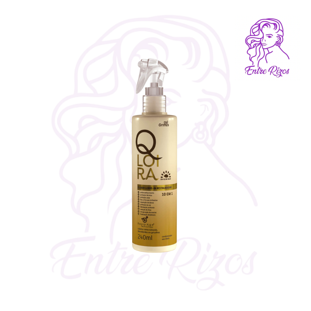 Fluido Restaurador Qloira Leave-in 240 ml. Griffus