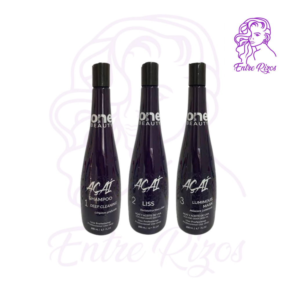 Kit Alisado Acai 3 Pasos 200ml
