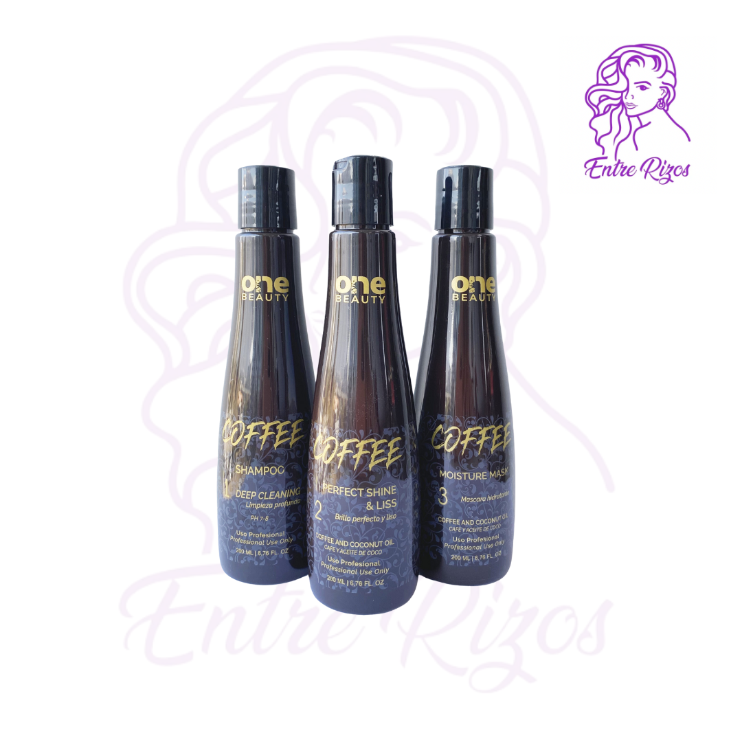 Kit Alisado Permanente Coffee 200 ml One Beauty