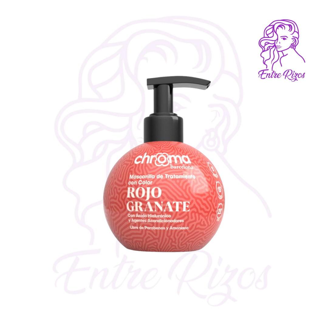 Matizador Semi Permamente Rojo Granate 250ml Chroma Barcelona