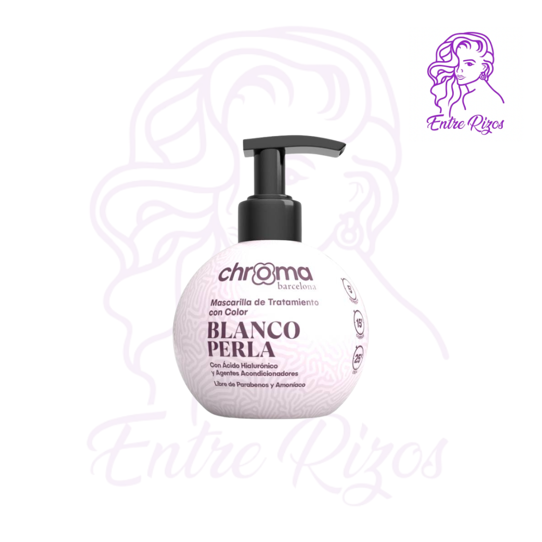 Chroma Barcelona Matizador Semi Permamente Blanco Perla 250ml