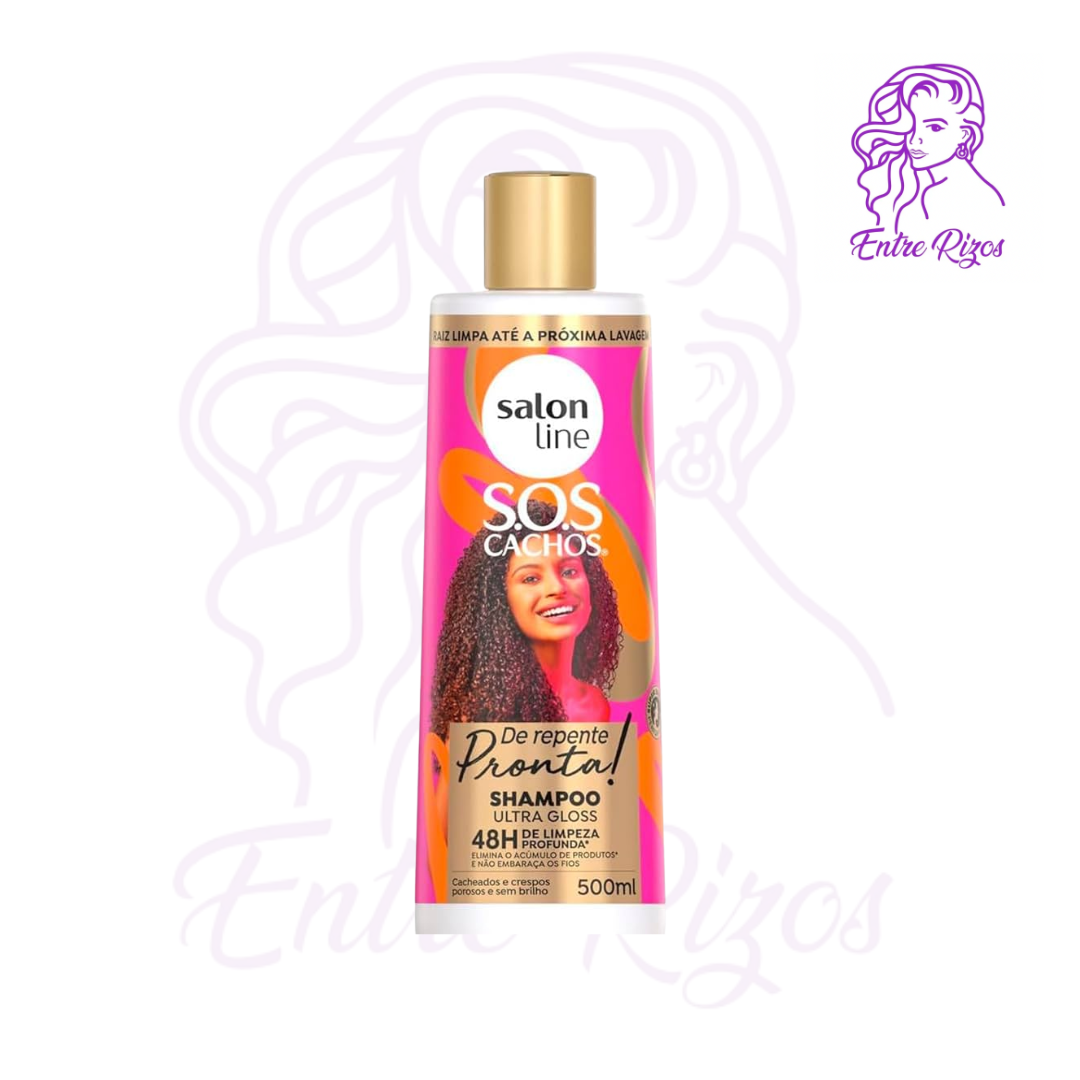 Shampoo SOS Cachos De Repente Pronta 500 ml – Salon Line