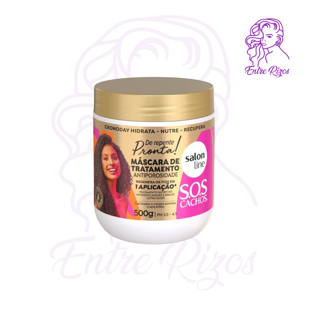 Máscara de Tratamiento De Repente Pronta SOS Cachos 500g – Salon Line