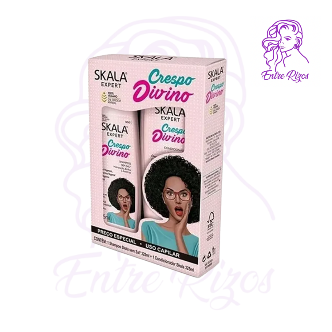 Crespo Divino Shampoo y Acondicionador Skala 325 Ml