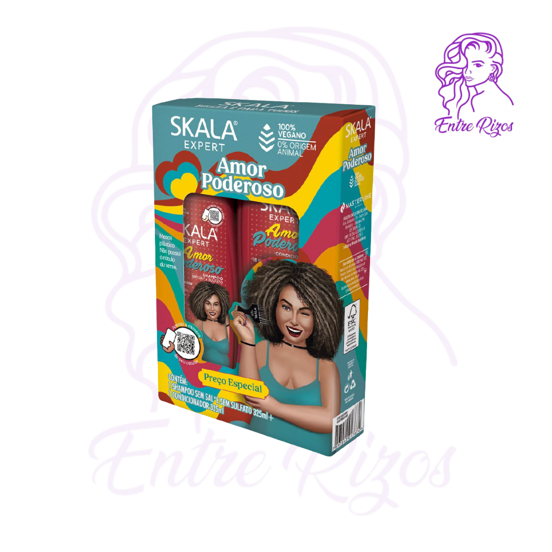 Pack Shampoo y acondicionador Amor poderoso Skala 325ml c/u