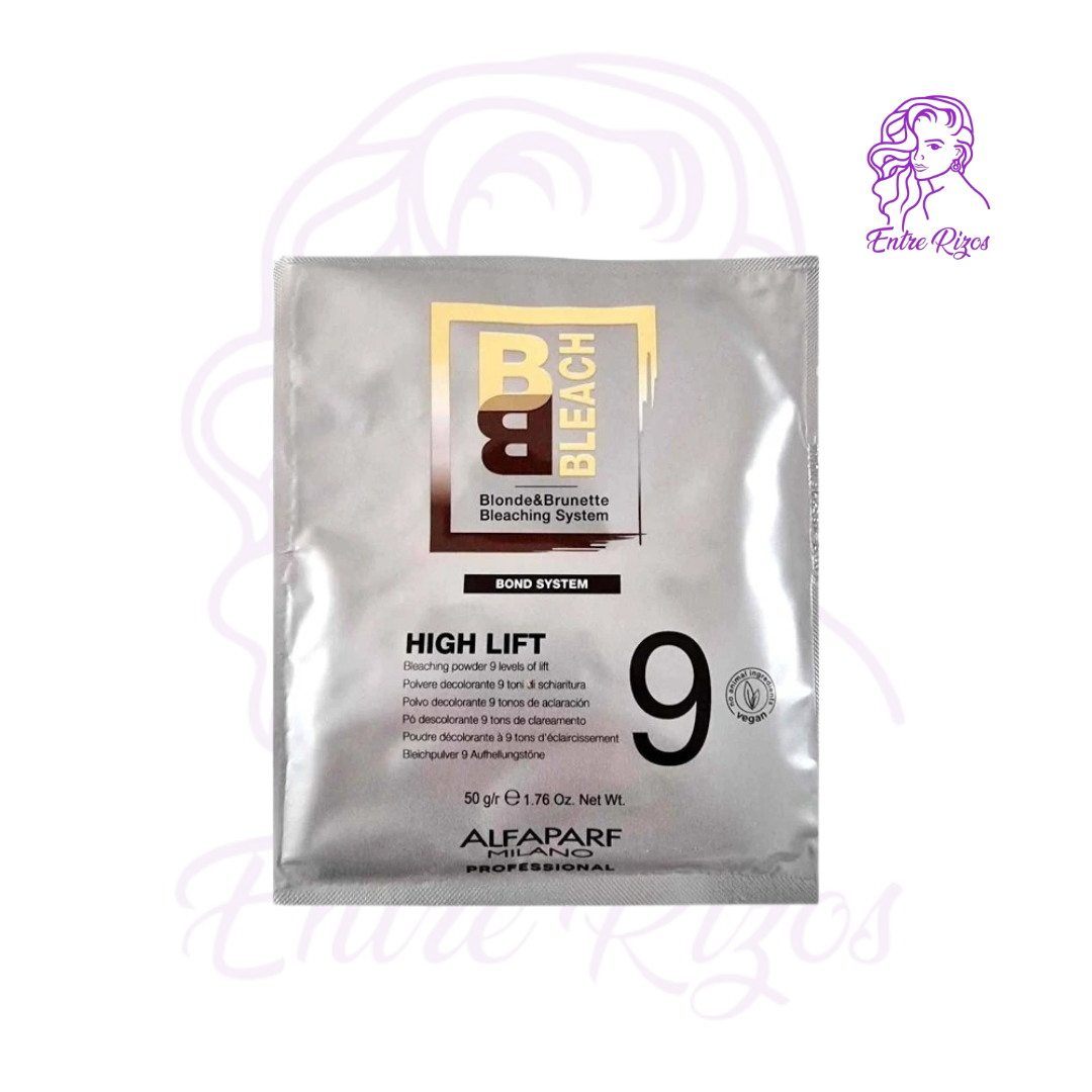 Polvo Decolorante BB Bleach High Lift 9 Tonos (50 g)