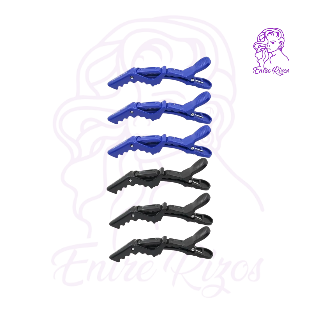 Pinzas Cocodrilo x6
