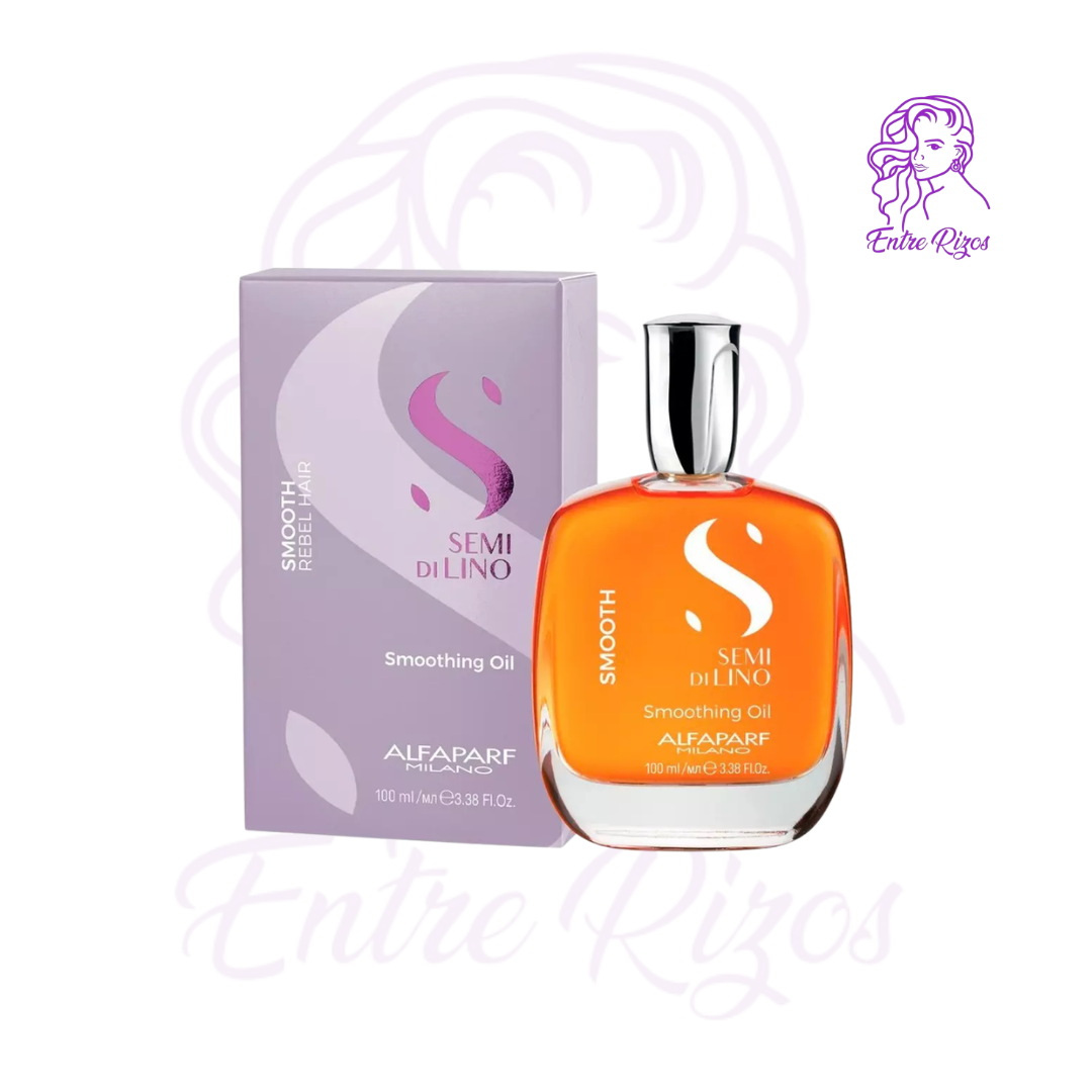 Aceite Alisador Termoprotector Semi Di Lino Smooth Smoothing Oil (100 ml)