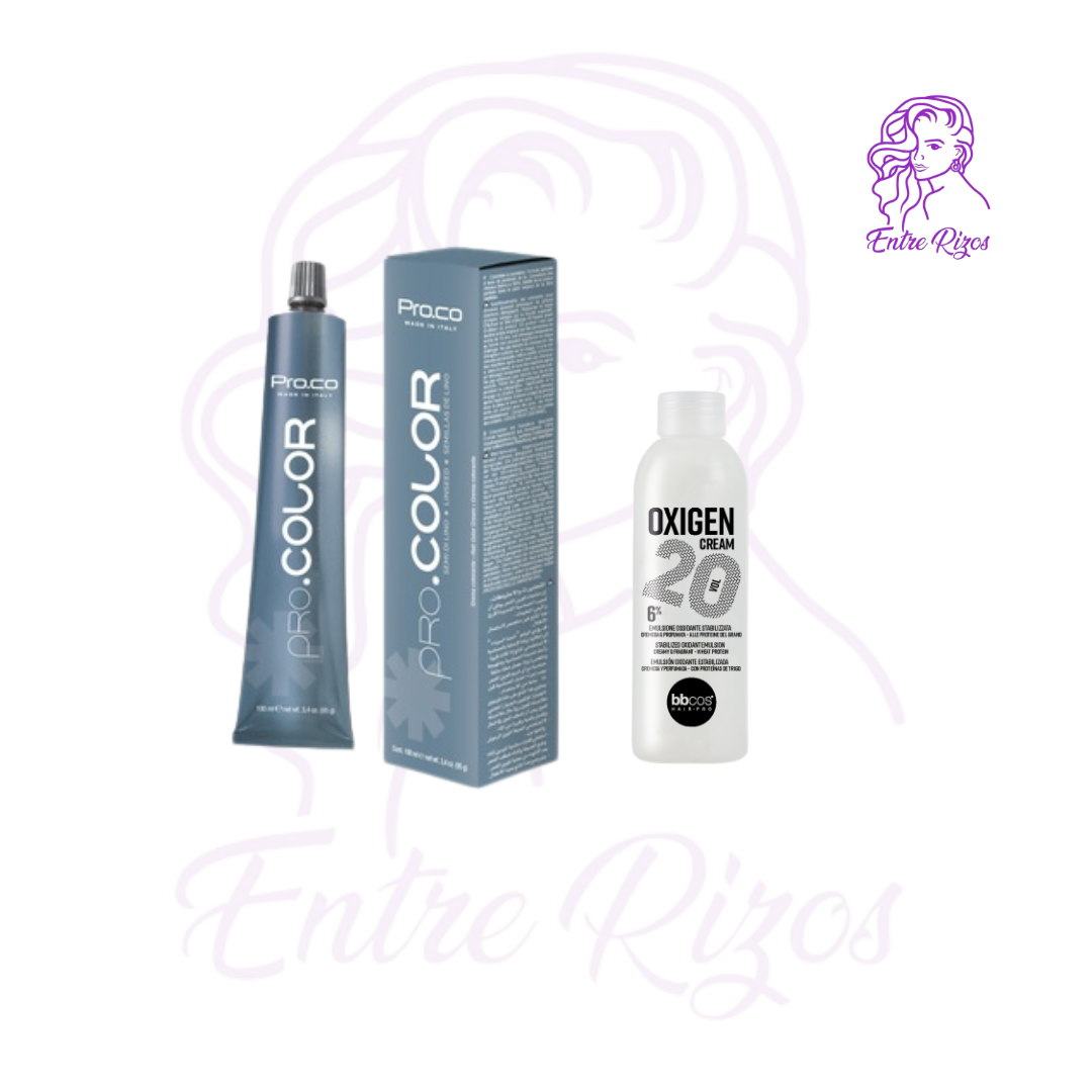 Tintura Pro.Color + Oxidante 100ml